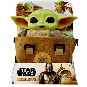 Talking baby yoda just squeeze hand! Comes in original box brand new!